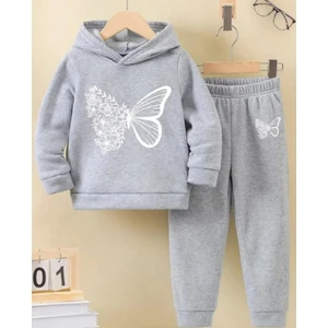 Kız Çocuk Kapüşonlu Takım Kışlık