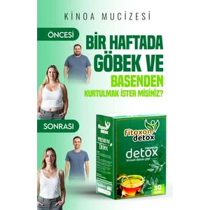 Fitoxon Detox HAFTADA 5 KİLO VERİN! zayıfla Çayı Form zayıflama Ürünleri Kilovermeye Yardımcı Yağyakıcı Detoks Çay 1 Kutu 30 Adet