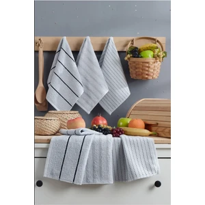 6 Parça %100 Pamuk 30 x 50CM Bej Mutfak Havlusu Seti Mutfak Kurulama Bezi Seti Hemmen