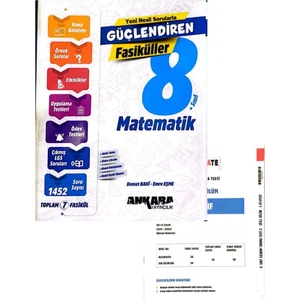 Ankara Yayınları 8.sınıf Güçlendiren Matematik Fasikül Set-Yeni Müfredat Yeni Baskı-Okyanus Lgs Denemeli
