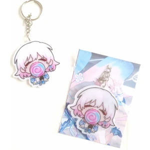 Honkai Star Rail March 7th Çanta Süsü/anahtarlık (1 Adet)