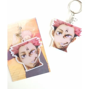 Jujutsu Kaisen Itadori-Sukuna Çanta Süsü/ Anahtarlık (1 Adet)