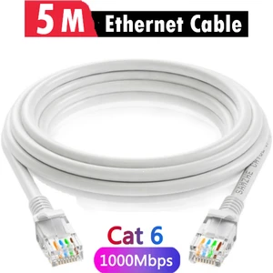 5 Metre Cat6 Internet Kablosu Ethernet Utp Patch High Speed 1000 Mbps