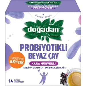 Probiyotikli Beyaz Çay Kara Mürverli 14 Lü