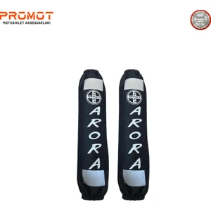 Arora Max-T Beyaz Amortisör Kılıfı Reflektörlü