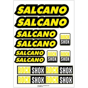 Salcano Bisiklet Stıcker Seti Kadro Sticker Seti 03