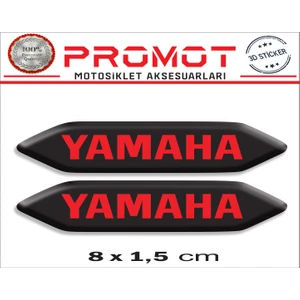 Yamaha 3D Kabartmalı 2'li Damla Sticker 003