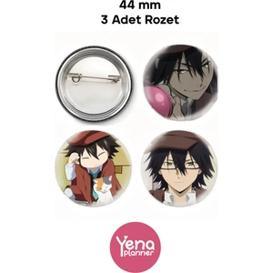 Bungou Stray Dogs Çanta Süsü Seti / Rozet Seti