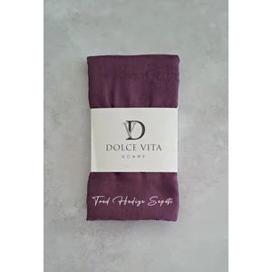 Bambu Kraş Şal Mürdüm