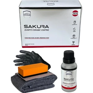 Sakura Kuvarz 9h Oto Seramik Kaplama Boya Koruma Yüksek Hidrofobiklik  3yıl Dayanım 30ML Japonformül
