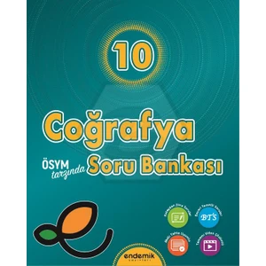 Endemik 2026 10. Sınıf Coğrafya Soru Bankası Güncel Müfredat
