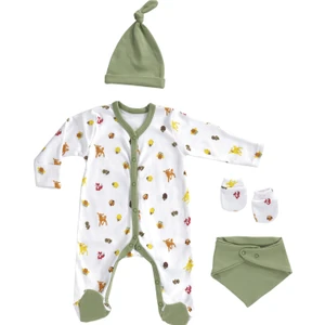 Animals Yenidoğan Bebek Mini Set - Bebek Tulum Seti