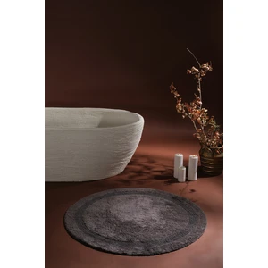 Lusso %100 Pamuk, El Dokuması Banyo Paspası Antrasit 100x100