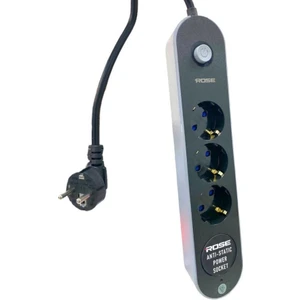 GR-300 3'lü 3metre Kablolu Akım Korumalı Grup Priz