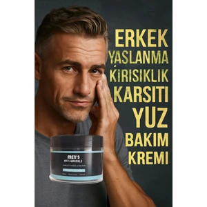 Men's Anti-Wrinkle Cream Erkek Yaşlanma Kırısıklık Karşıtı Yüz Bakım Kremi 100 ml