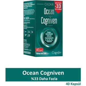 Asfstore Ocean Cogniven 40 Kapsül - %33 Daha Fazla Etiketli