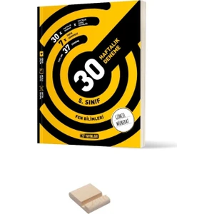 Hız Yayınları 5. Sınıf Fen Bilimleri 30 Haftalık Deneme + Telefon Tutucu