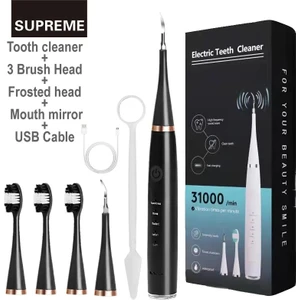 Elektrikli Diş Fırçası Tartar Sökücü Araçları Temizleyici  Ağız Bakım Seti