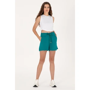 U.S. Polo Assn. Kadın Koyu Yeşil Şort (Örme) 50285884-VR101