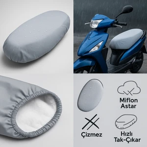 Honda Cbf 150 Su Geçirmez Branda Motosiklet Sele Kılıfı – Lastikli, Uv Korumalı (Gri)