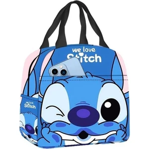 Beslenme Çantası Stitch Figürlü Izoleli Sıcak Soğuk Koruma AD49034