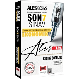 2026 Ales Sayısal-Sözel Yetenek Son 7 Sınav Çıkmış Sorular (Ekonomik Baskı)