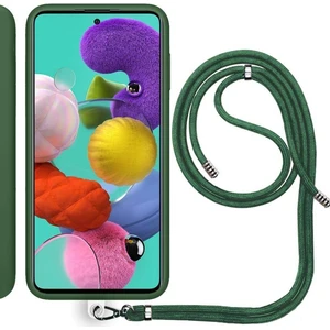 Piyasa Sepeti Samsung Galaxy A73 İp Askılı Silikon Kılıf Haki