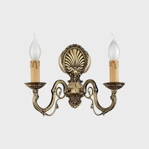 Eskitme Çift Kollu Klasik Duvar Apliği