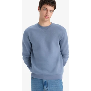 Regular Fit Bisiklet Yaka Basic Düz Kalın Sweatshirt T3777AZ25AU