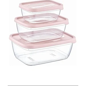 3'lü Saklama Kabı Karizma Dikdörtgen ROYALEKS-ÇNK2164