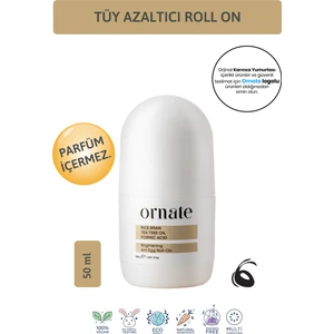 Tüy Azaltıcı ve Seyrekleştirici, Koku ve Ter Karşıtı Unisex Roll On - Aliminyum Içermez