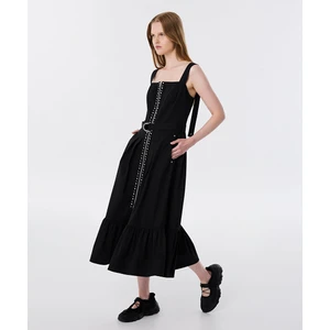 Trok Baskılı Kemerli Elbise TW6250002152001