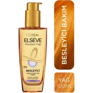 L'Oréal Paris Elseve Güçlendirici Saç Bakım Yağı 100 ml Cam Şişe Çiçek Özlü Parlak ve Yumuşak Saçlar