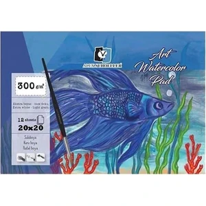 Alex Schoeller Aquarell 20x20cm Spiralli 300gr 12yp Sulu Boya Def