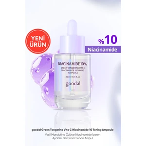 %10 Niacinamide İçerikli Ampul GOODAL Green Tangerine Vita C Niacinamide 10 Toning Ampoule