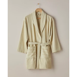 Bubble Pamuk Bornoz S-M Açık Yeşil