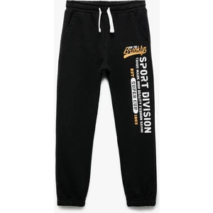 Baskılı Uzun Paça Cepli Jogger Eşofman Altı