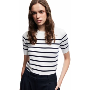 Kısa Kollu Bisiklet Yaka Basic Triko Kazak