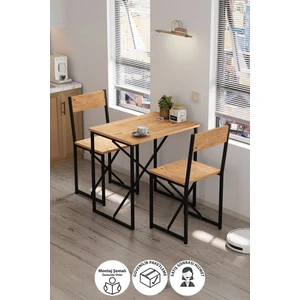 2li Mutfak Seti Mutfak Masa ve Sandalye Seti Balkon Masası Cafe Seti Maysa Çam