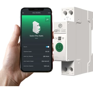 Akıllı Wi-Fi 63A Sigorta - Akım ve Gerilim Koruma Rölesi