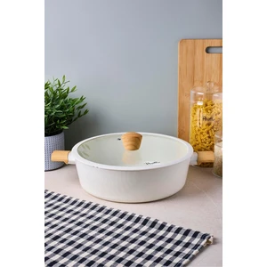 Danish Cook Beige Indüksiyon Tabanlı Karnıyarık Tencere 28 cm
