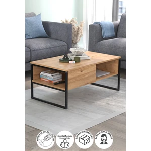 Orta Sehpa Yan Sehpa Dekoratif Sehpa Metal Sehpa Zeus Çam