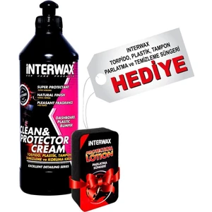 Interwax Torpido Parlatıcı ve Bakım Kremi 500 ml Anti-Statik Güneş Koruyucu Tüm Araçlar İçin