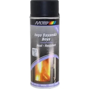 690°C Isıya Dayanıklı Mat Siyah Sprey Boya, Benzin Ve Kimyasallara Dirençli, 400 Ml – Egzoz Ve Mangal Yüzeyleri İçin