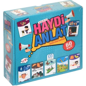 CA Games Haydi Anlat Eğitici Oyun Kartları 60 Kart 