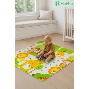 Cute My Friends Katlanabilir Çift Taraflı Oyun Halısı Matı Yeni Ölçü 120X120X1 cm (Taşıma Çantalı)