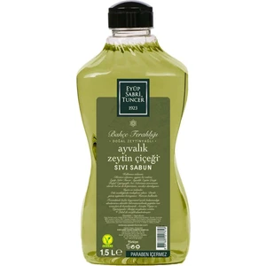 Eyüp Sabri Tuncer 1,5lt Ayvalık Zeytin Çiçeği  Sıvı Sabun Doğal Zeytinyağlı