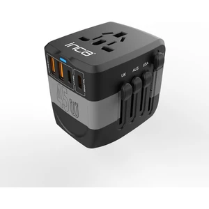 IPW-45SA 45W Pd Hızlı Şarjlı Universal Seyahat Adaptörü | 150+ Ülke Uyumu | Usb-C & Usb-A Çoklu Çıkış | Macbook, Iphone, Ipad, Android ve Dizüstü Cihazlarla Uyumlu | Otomatik Sigorta