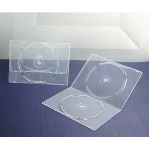 QD-342.7F-SU 2li Parlak Şeffaf 7mm Dvd Kutusu 10 Adet