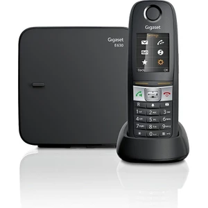 E630 Siyah Telsiz Dect Telefon Işıklı Renkli Ekran Sms